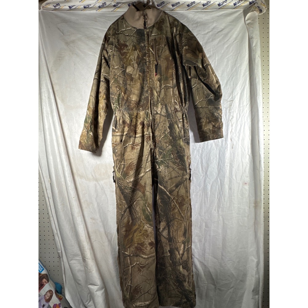 Game Winner Ladies Camo Hunting Coveralls Insulated Woodland Camouflage XL
